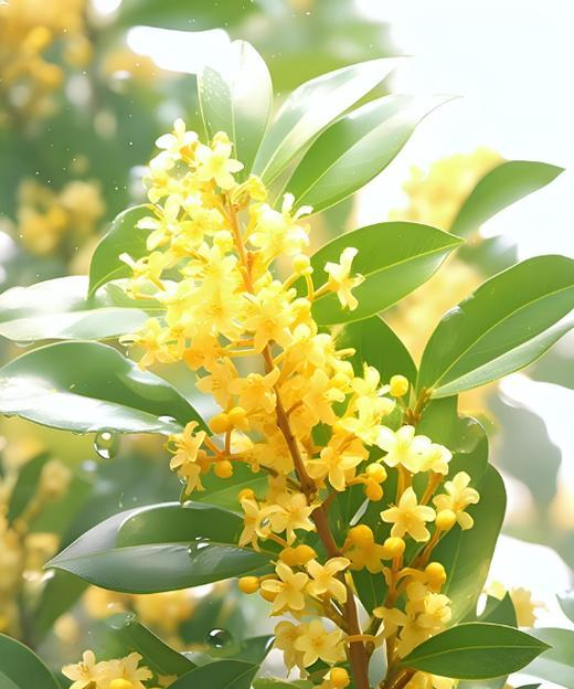 春天的桂花树